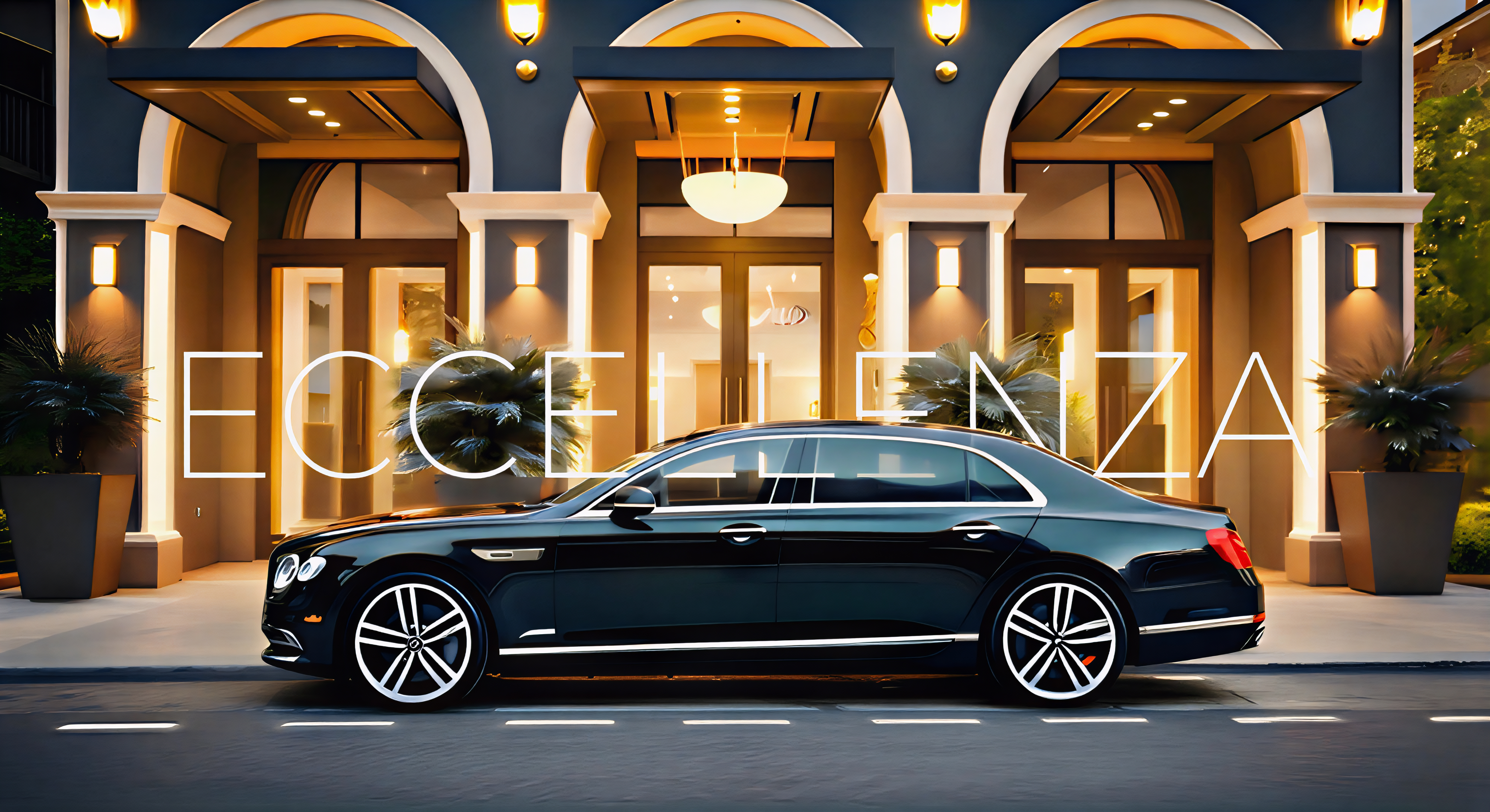 Luxury chauffeured car in Stockholm by Eccellenza Concierge
